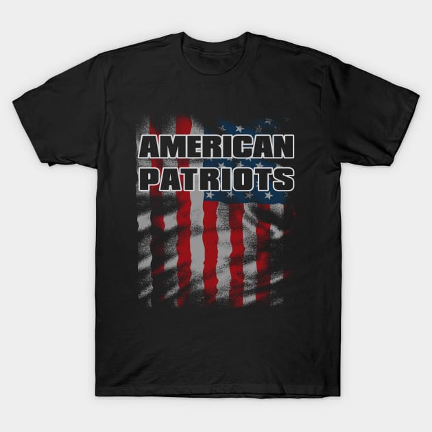 AMERICAN PATRIOTS' FLAG T-Shirt by ejsulu